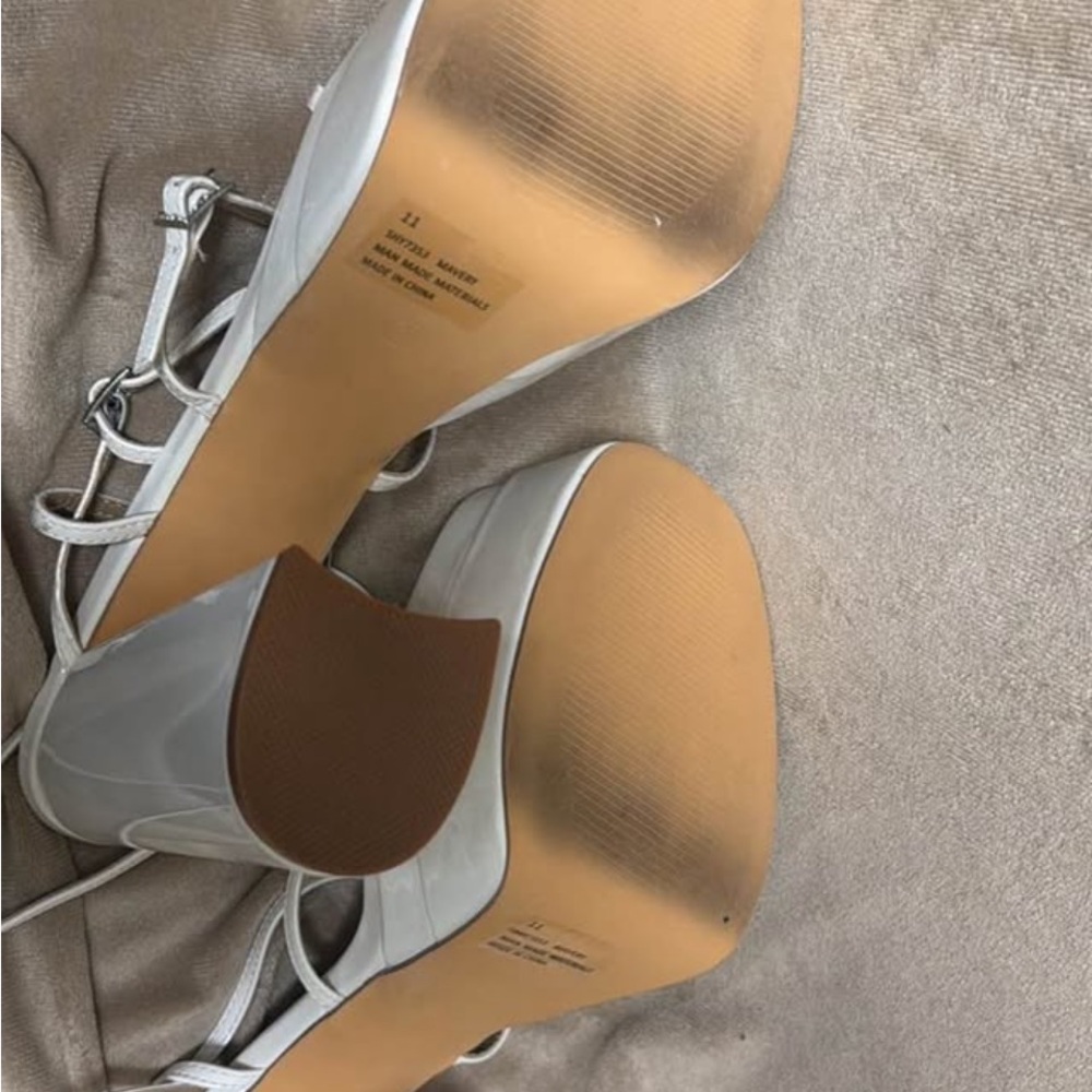 White Platform Sandals - image 4